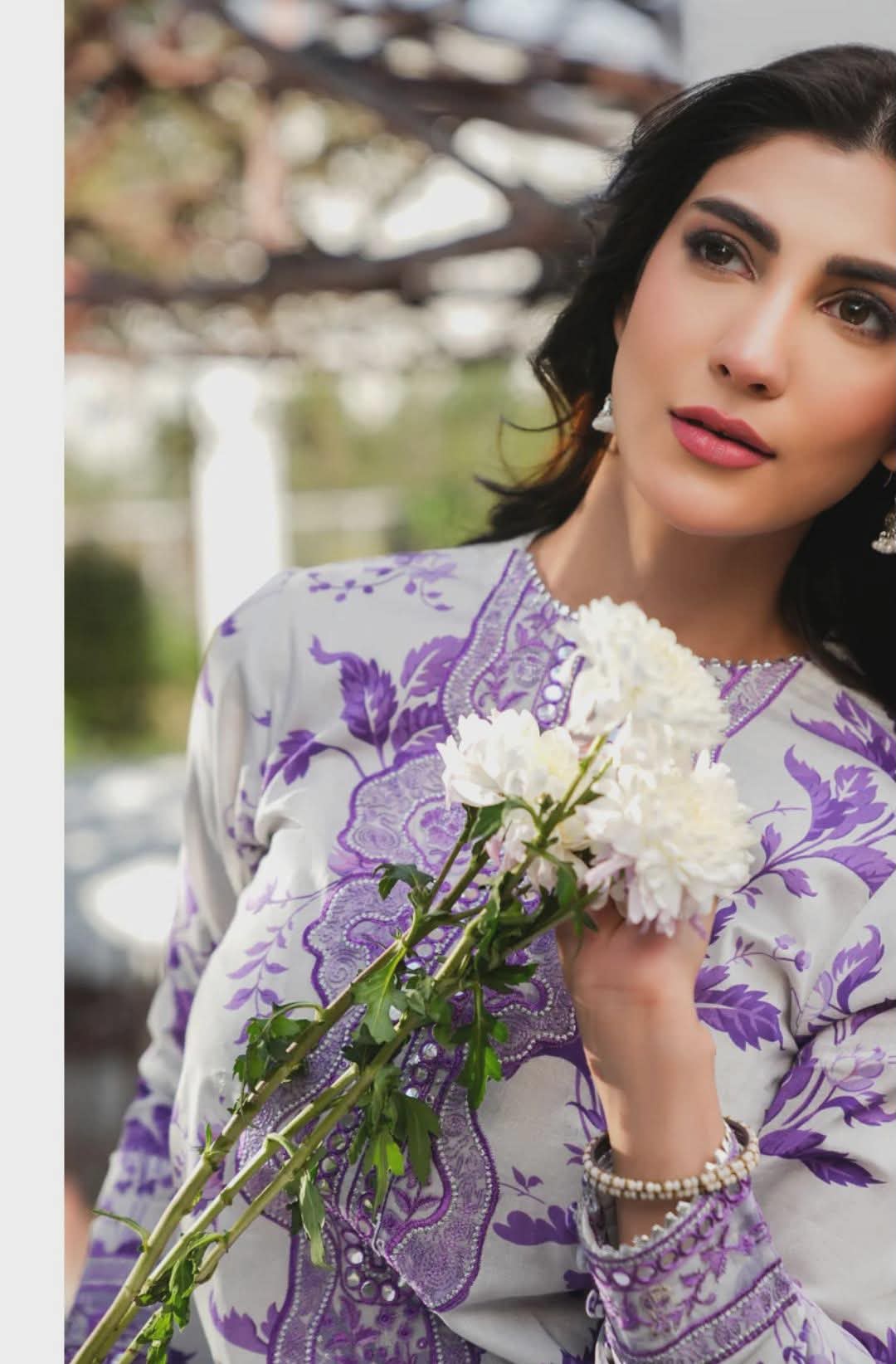 3 piece festive embroidered dress